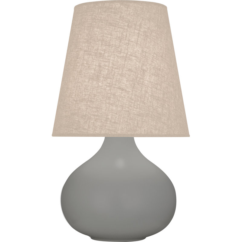 June Accent Lamp, Buff, Matte Smokey Taupe, 23.5" H x 11.88" W x 11.88" D