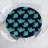 Winston Porter Tropical Fitted Round Tablecloth Diameter Indigo and Multicolor-1150353060-1150353082