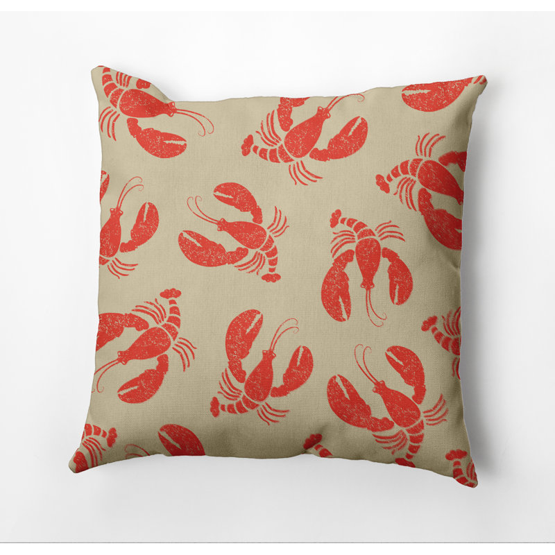 Housse et insert de coussin carré d'extérieur Nautical Nights, 16 po x 16 po