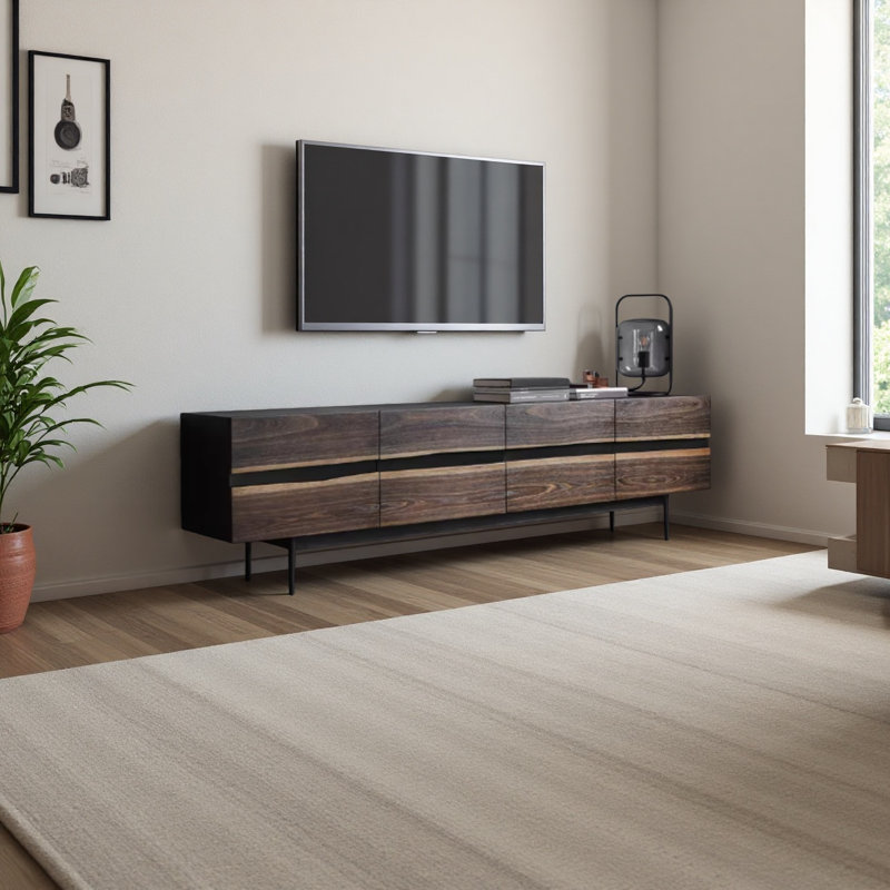 Meuble télé Minimalist, H 23,62 po x L 78,74 po x l 15,74 po