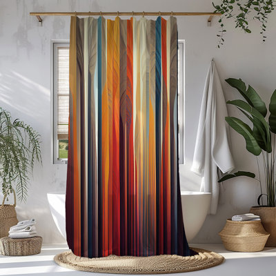 Wispy Stripes Shower Curtain