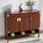 Walnut Aluminium alloy Shoe Storage