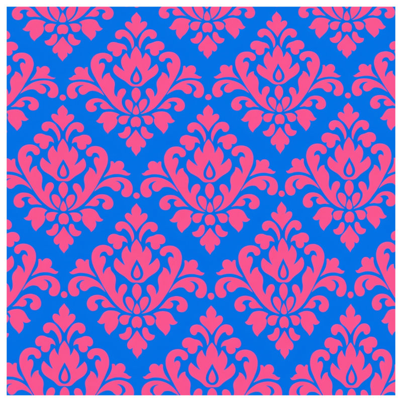 Pink Damask Pattern Double Sided Throw Pillows, 26 x 26 inches