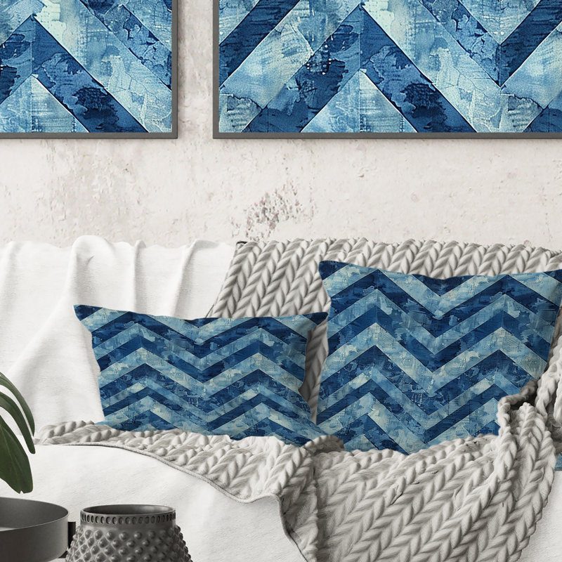 Coussin Chevron Harmony - Glam