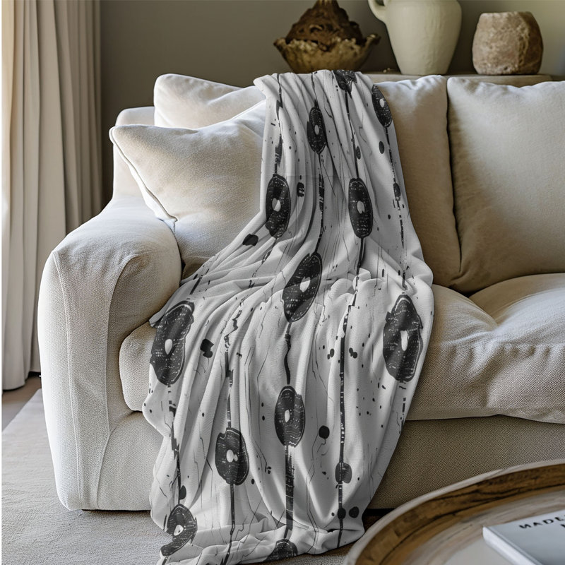 Code Pattern - 1 Piece Premium Blanket, Twin