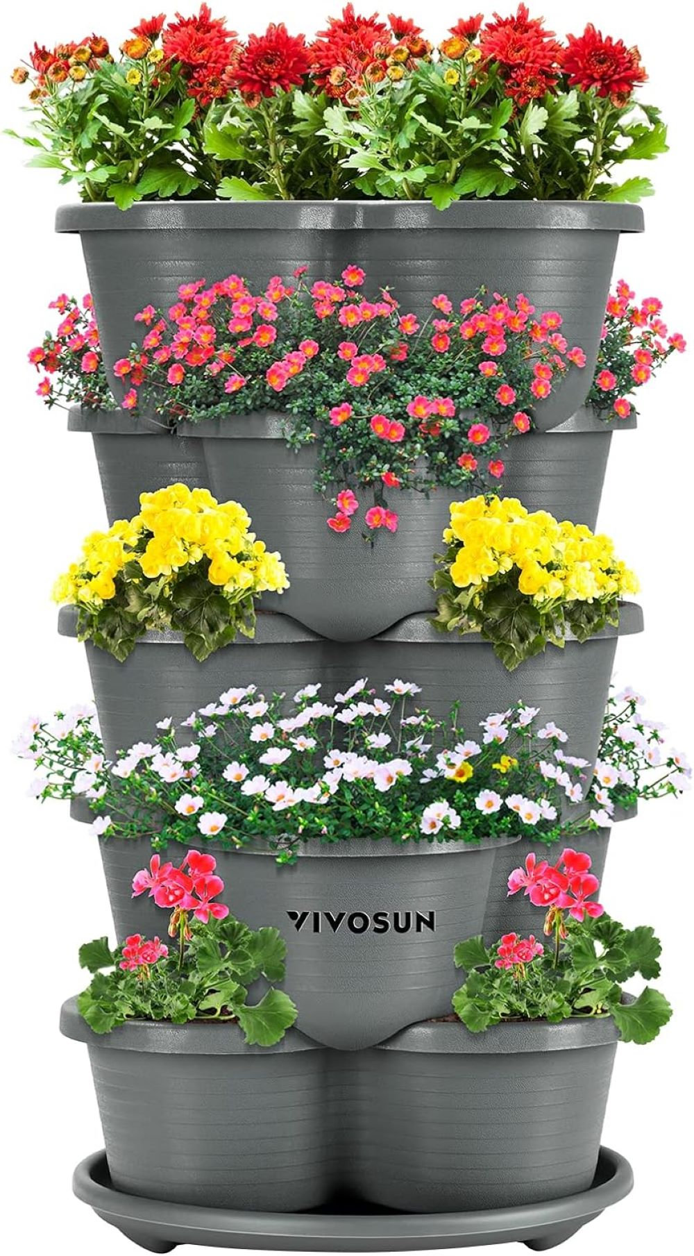 VIVOSUN 5 Tier Vertical Gardening Stackable Planter & Reviews | Wayfair
