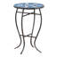 Table d'appoint élégante avec plateau en mosaïque