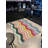 Multi-Colored Wavy Design Woven Base Rug-378640058