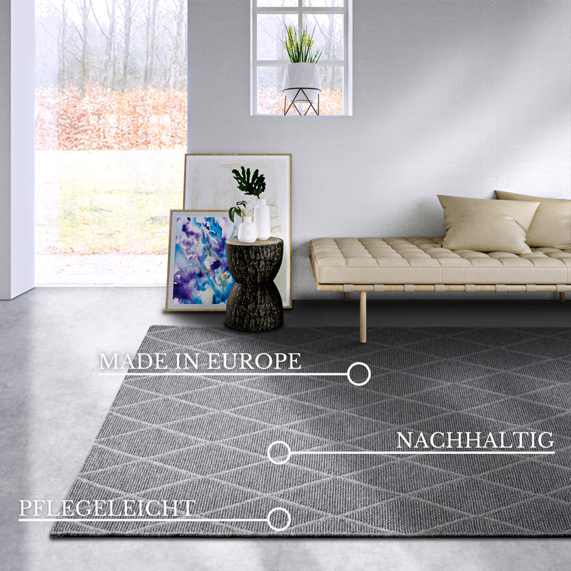 Kollektion 1843 No Pattern And No Solid Colour Beige Brown Area Rug, Rectangle 200 x 290cm