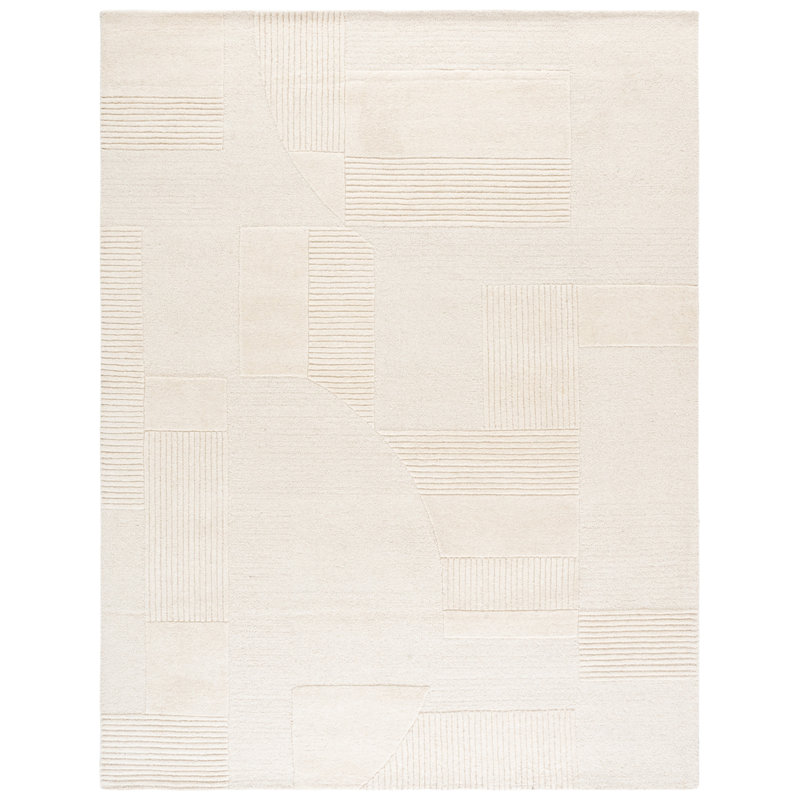 Harvest Hand Tufted Wool; Cotton Abstract Indoor Rug, Rectangle 8' x 10'