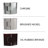 DreamLine Unidoor 46 - 47 inch W x 72 inch H Frameless Hinged Shower Door with Support Arm in Matte Black-121903267-122746345