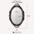 Vintage Oval 14.5'' Decorative Wall Mirror-1291855907