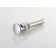 Pop-up bathroom sink drain with overflow in Polished Chrome