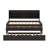 Twin Size Wooden Captain Bed With Built-In Bookshelves,Three Storage Drawers And Trundle-200941565
