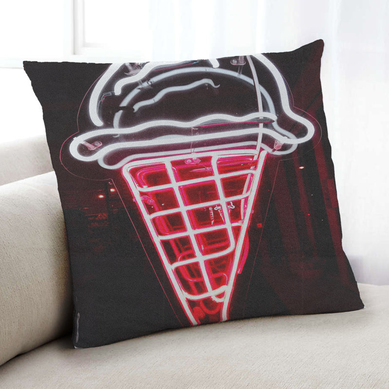 Coussin Neon Neon 153, Microsuède