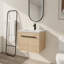 Meuble-lavabo 24 po avec lavabo en résine - Armoire et rangement modernes-1905748261