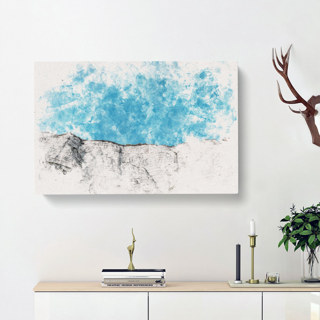 Looking Up At The White Cliffs Of Dover - Wrapped Canvas
