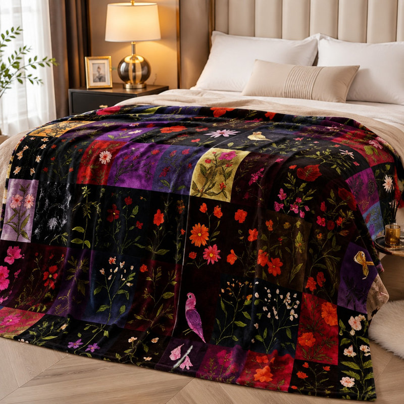 Jeté douillet en flanelle Cozy, L 80 po x l 60 po