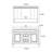 American village simple retro bathroom Vanity