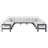 Layelle 150'' Wide Aluminum Patio Sectional with Cushions-61209809-61209812