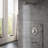 Luxury Wall-Mounted 3-Function Shower System Solid Brass Mixer Valve, 1.8 GPM Flow & Dual Showerheads with Rough-in Valve-58146947