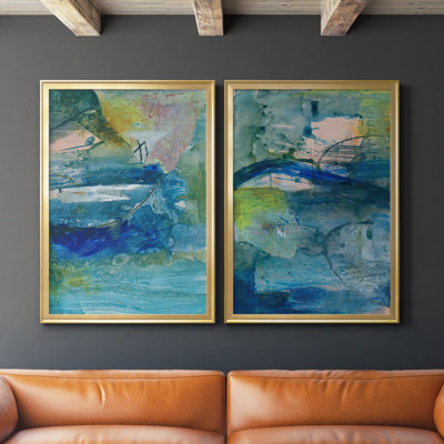 Toile encadrée de qualité supérieure Spring Winds VII - prête à être accrochée