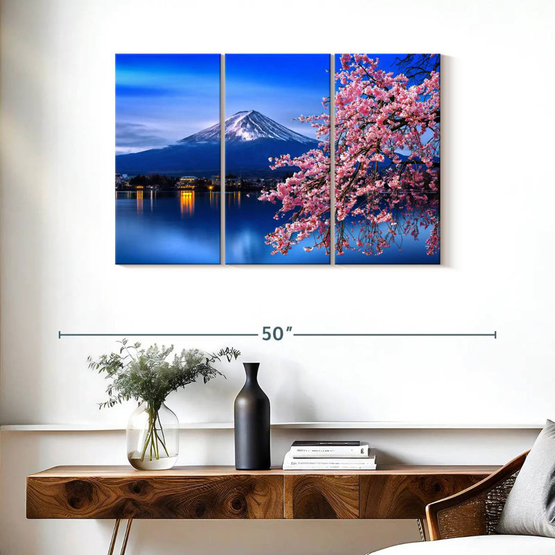 Alvord Sakura au printemps, H 24 po x l 38 po