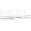 Brayden Studio Garden Sofas Armless 3 Pcs 70X70x67 Cm Solid Wood-680091820