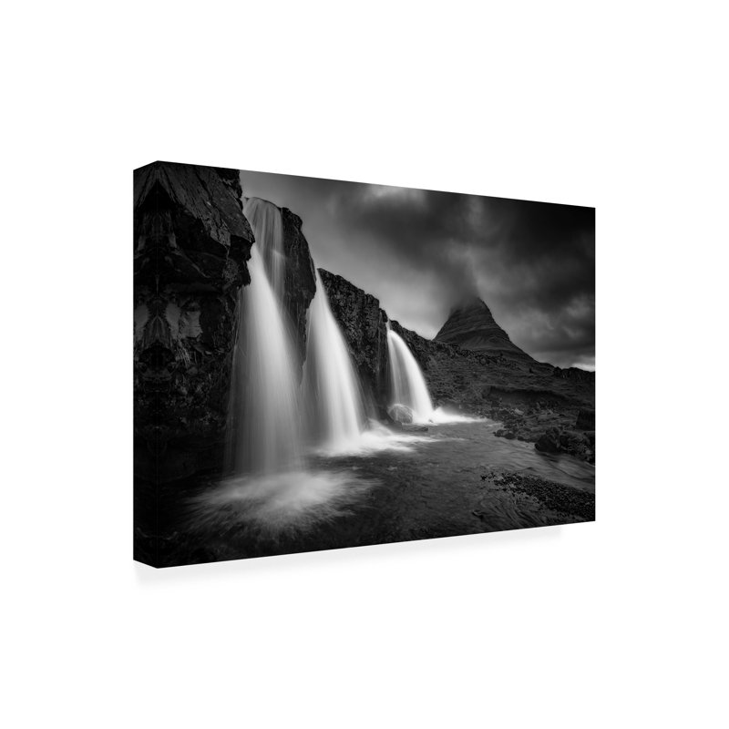 Ramon Menendez Covelo Kirkjufellsfoss, art sur toile, H 12 po x l 19 po