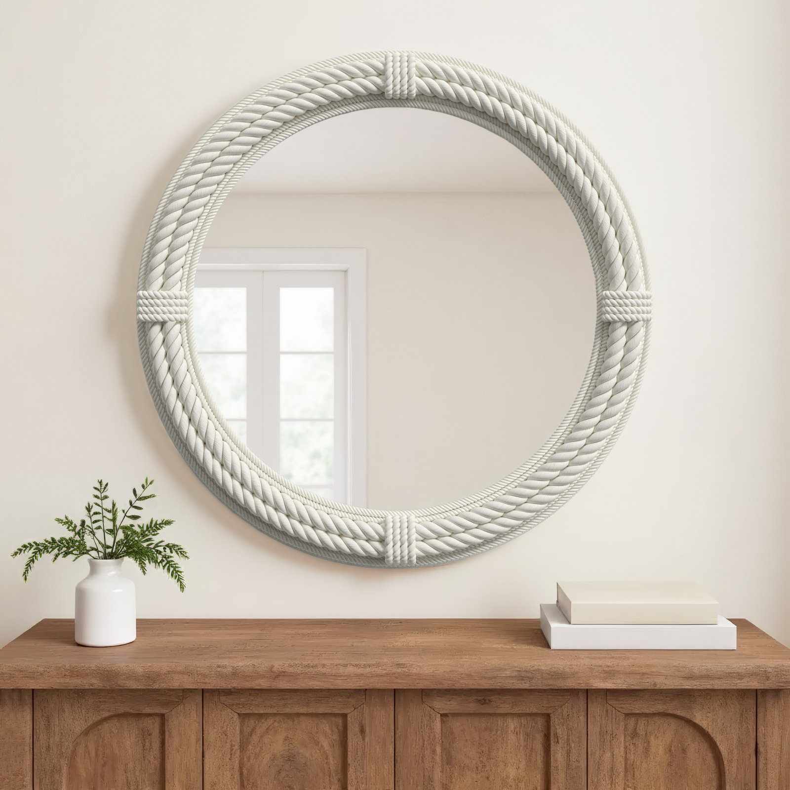 36" Rope Accent Mirror