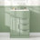 Ensemble de meuble-lavabo sur pied 24 po avec lavabo intégré et rangement moderne 24 po