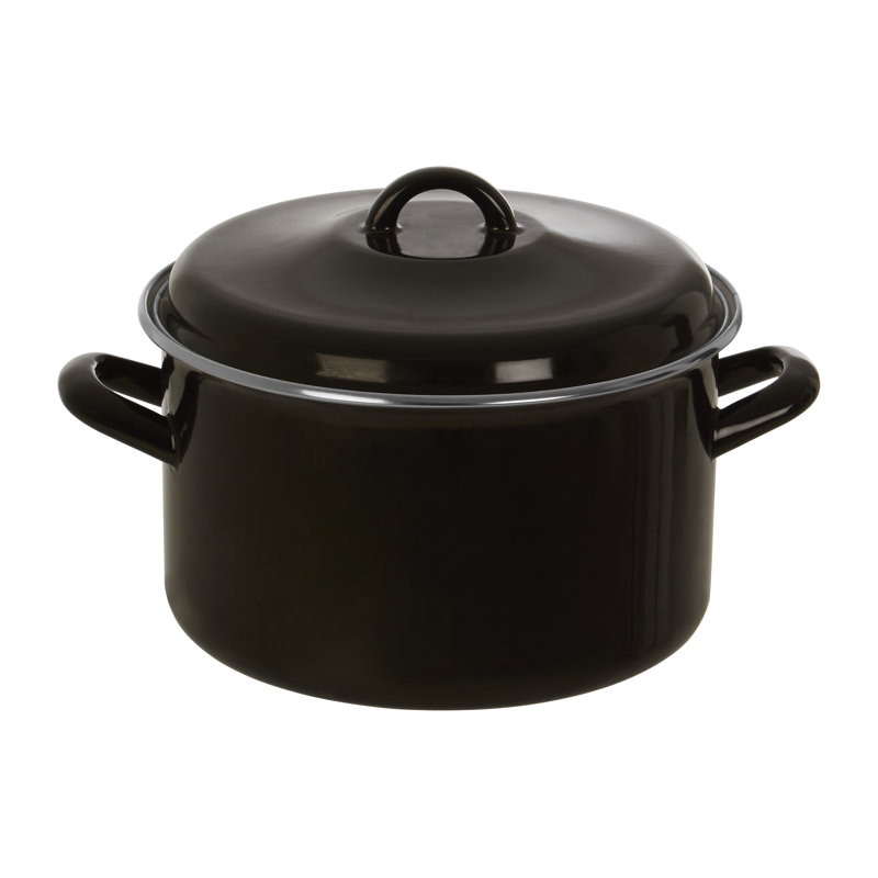 Danielburnham 4.7 l Aluminium Round Casserole, Black