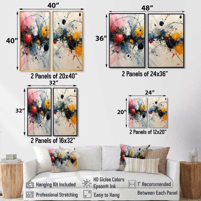 Abstrait vagues abstraites, art mural moderne noir, H 36 po x l 48 po, Impression encadrée flottante, Blanc
