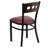 Jyun Decorative 3 Circle Back Metal Restaurant Chair-670547445
