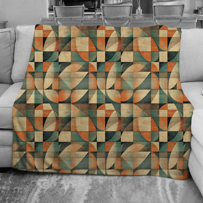Machine Printed Throw Blanket