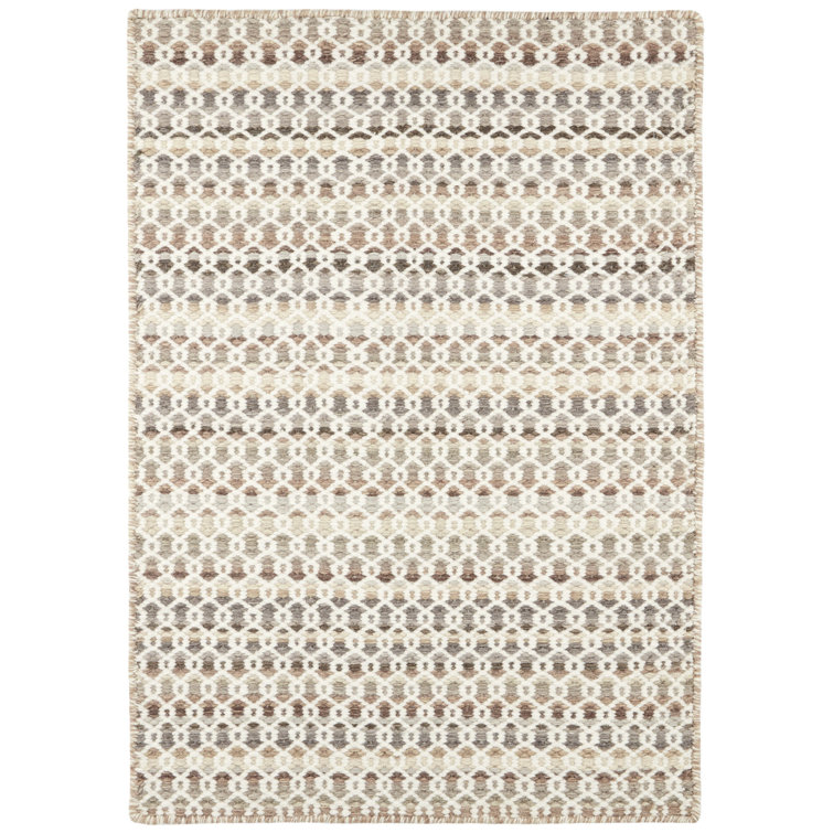 Poppy Natural Handwoven Wool Rug