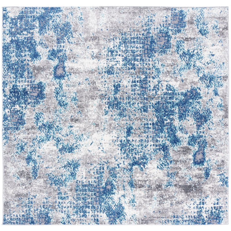 Maximus Performance Abstract Rug, Square 3'