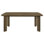Brown Rectangular Wood Dining Table