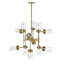 Lustree linéaire 12 lumières spoutnik modern Grantham