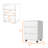 Eagle Creek 3-Drawer Rectangle Filing Cabinet White