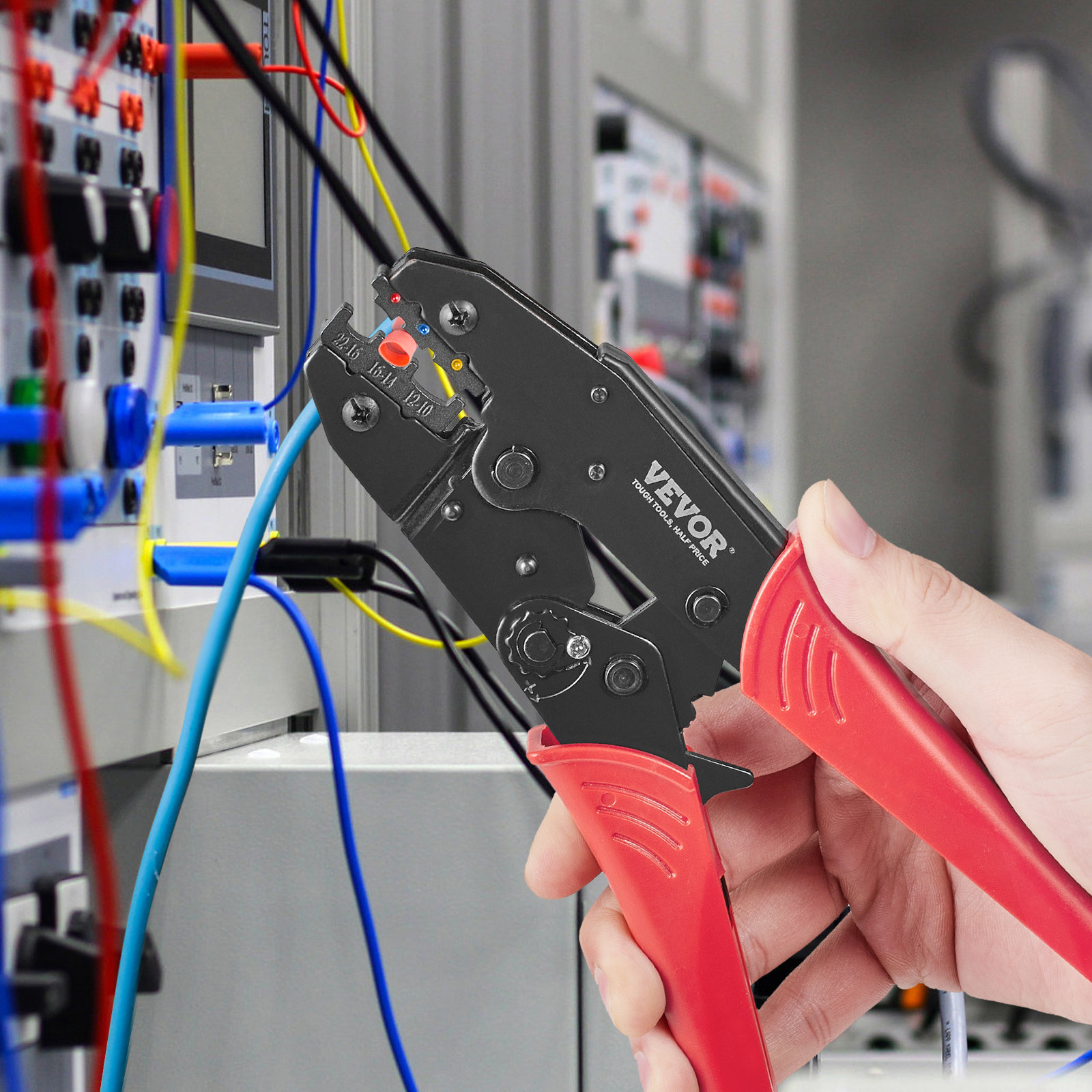 WFX Utility™ Ratcheting Crimping Tool Set For Insulated Electrical ...