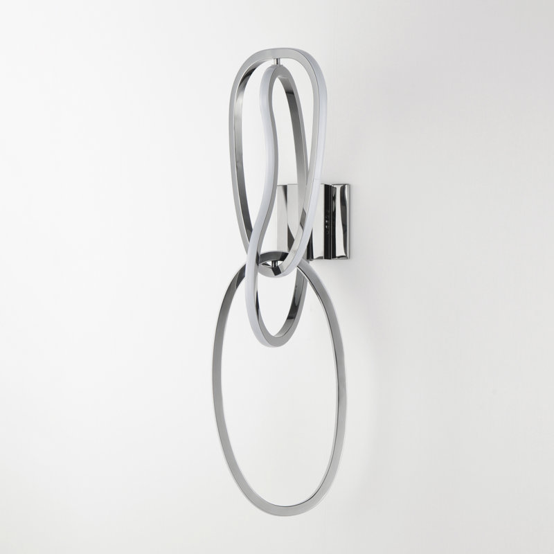 Coeyn-Wall Sconce, Black Chrome