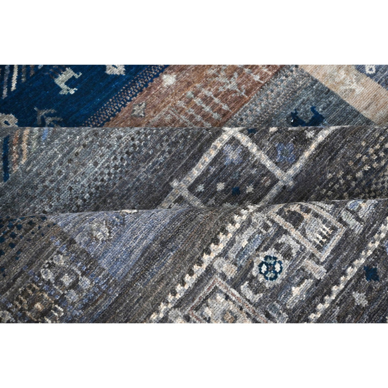 One-of-a-Kind Wool Area Rug Grey