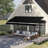 Patio Retractable Awning with Manual Crank, Exterior Sun Shade-112161297-112161313