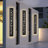 2 Pack 40Inch Long Outdoor LED Wall Light, 24W Exterior Linear Sconce Waterproof IP65 Indoor Outdoor Long Strip Wall Light Fixture Led Garage Lights Porch Lights, 3000K Warm Lighting-445450145-445450158