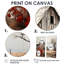 «Red Farmhouse Rustic Elegance I», ensemble de 2 impressions sur toile-114716550-114716548-114716549