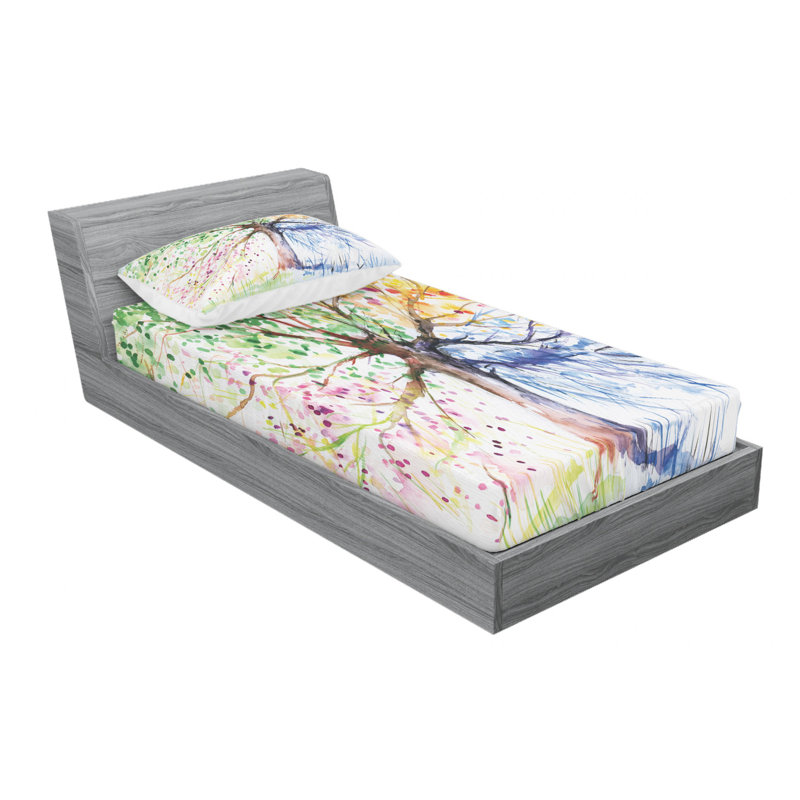 Microfiber Sheet Set, Twin XL Sheet Set with Fitted Sheet