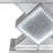 Rillamas LED Lighting Mirrored Console Table Crushed Diamond Inlay