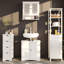 Caleyah Freestanding Linen Cabinet