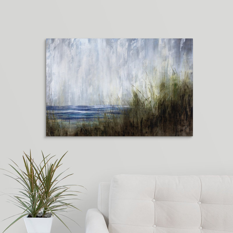 « ocean concerto », peinture sur toile, Toile tendue, H 20 po x l 30 po x p 1,25 po